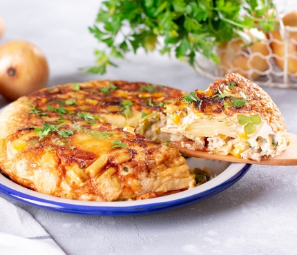 Tortilla végétale estivale 