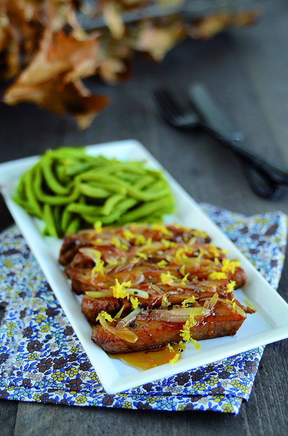 Aiguilettes de Seitan à l’orange