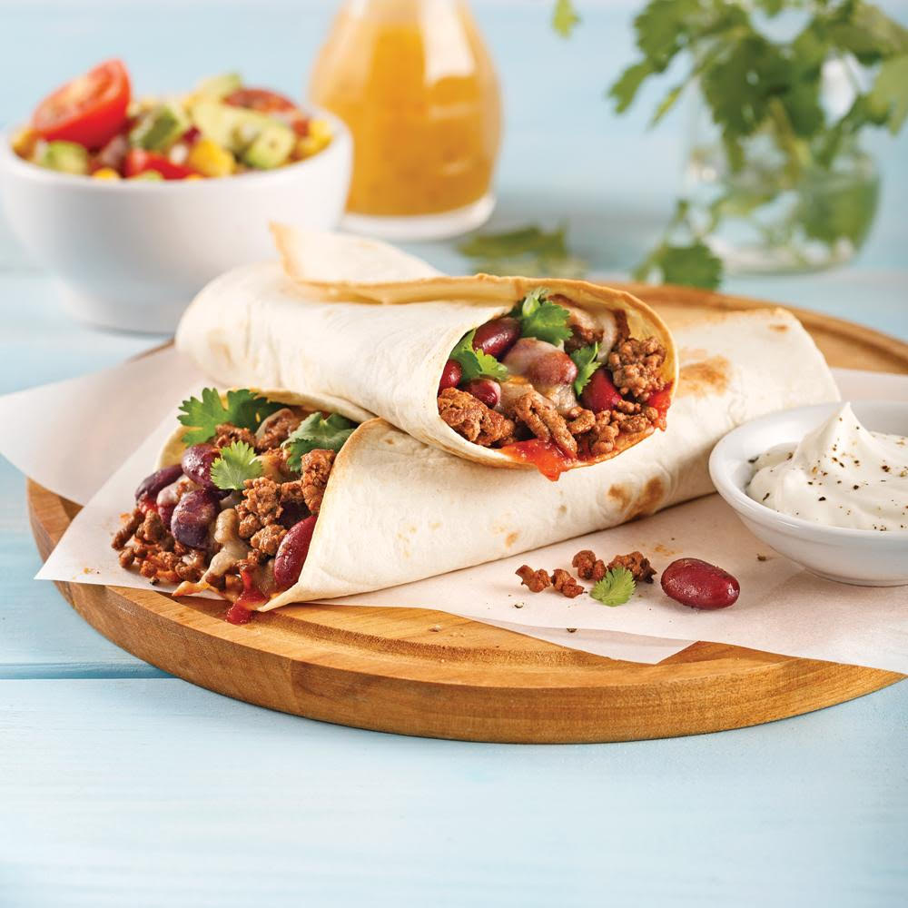 Burritos véganes