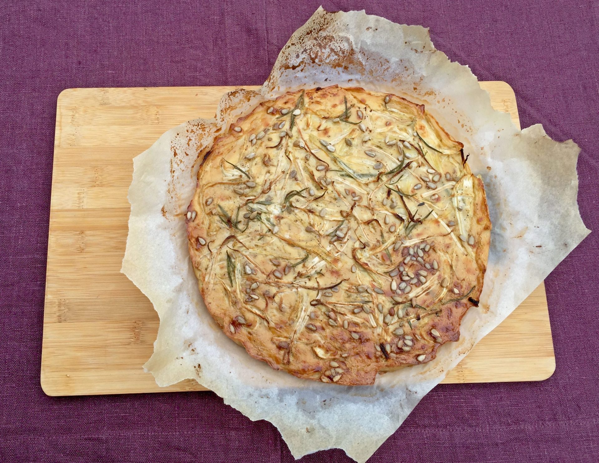 Cecina, ou galette de pois chiches aux fenouils 